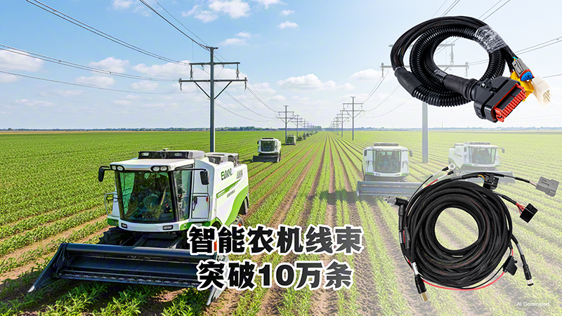 喜訊！蘇州凱佰樂(lè)智能農(nóng)機(jī)線束生產(chǎn)破10萬(wàn)條